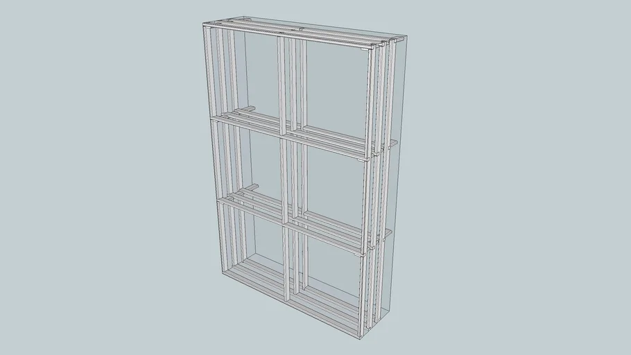 KIT RACK BIN 48 x 32 | 3D Warehouse