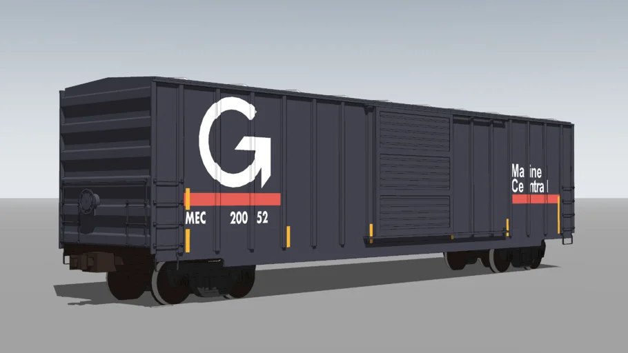 FMC 5077 50ft Boxcar - Guilford Rail System (Pan Am Railways)