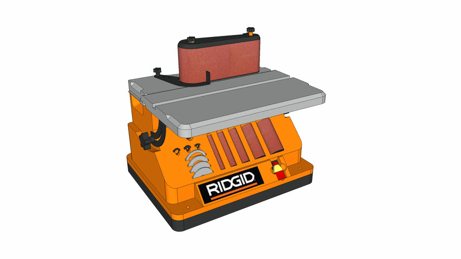 Ridgid Oscillating Spindle Sander (EB44242) 3D Warehouse