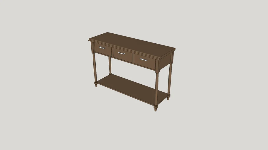 Console Table 02 | 3D Warehouse