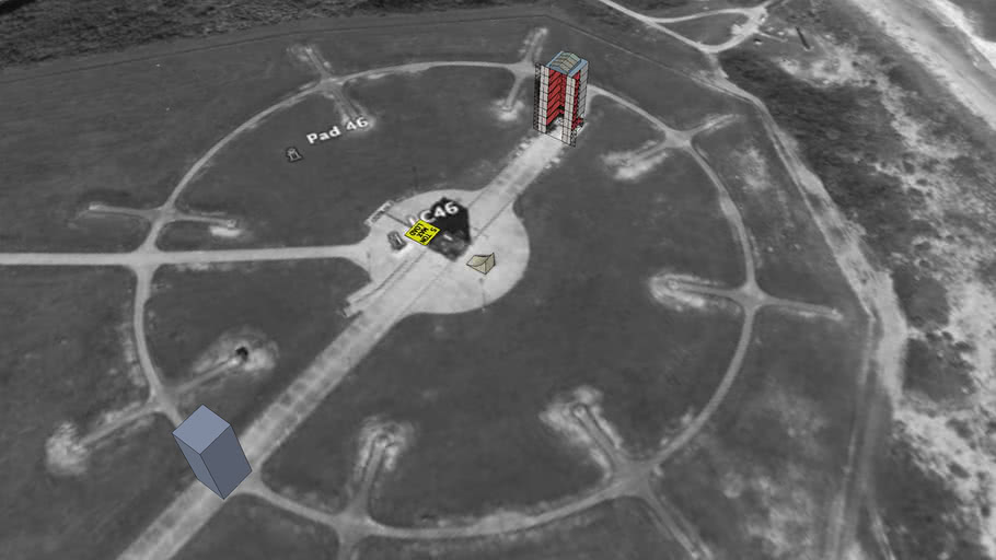 Launch Complex 46 (formerly 43), Cape Canaveral Air Force Station | 3D ...