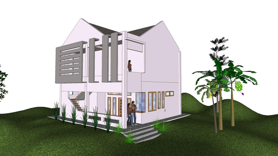 DESAIN RUMAH 2 LANTAI | 3D Warehouse