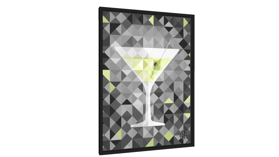 Quadro Geometric Drink - Galeria9, por Golo Design