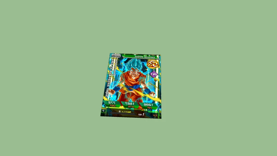 god goku card | 3D Warehouse