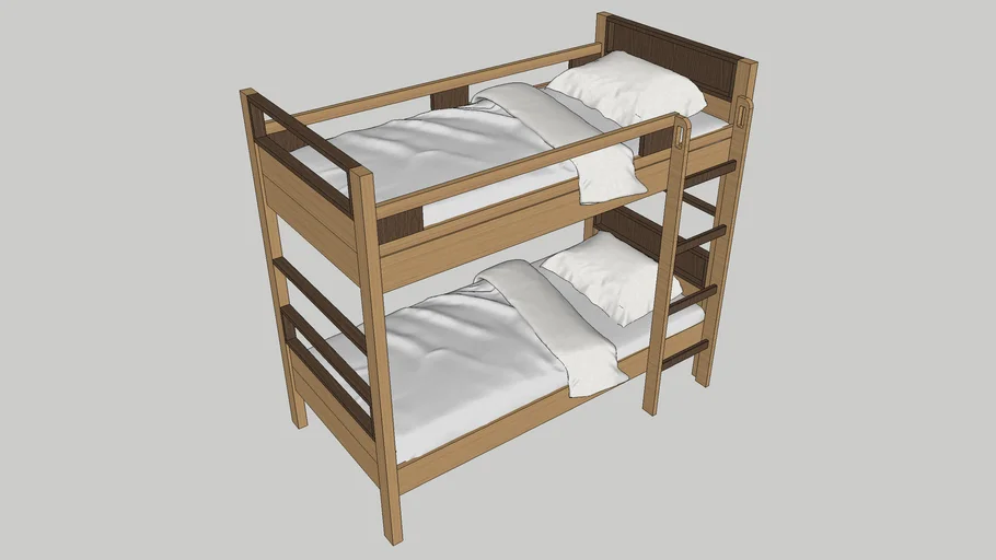 Double Decker Bed | 3D Warehouse