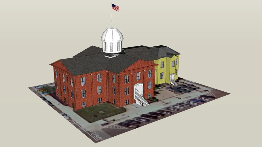 Old McHenry County Courthouse, Woodstock, Illinois 3D Warehouse