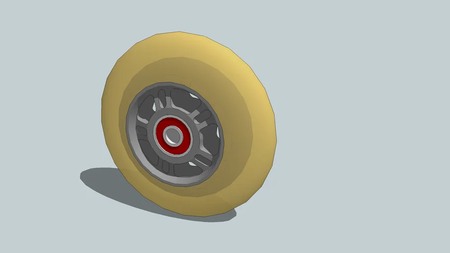 scooter or roller blade wheel 3D Warehouse