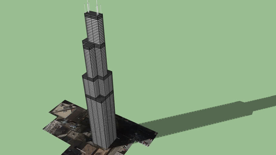 willis tower sketch