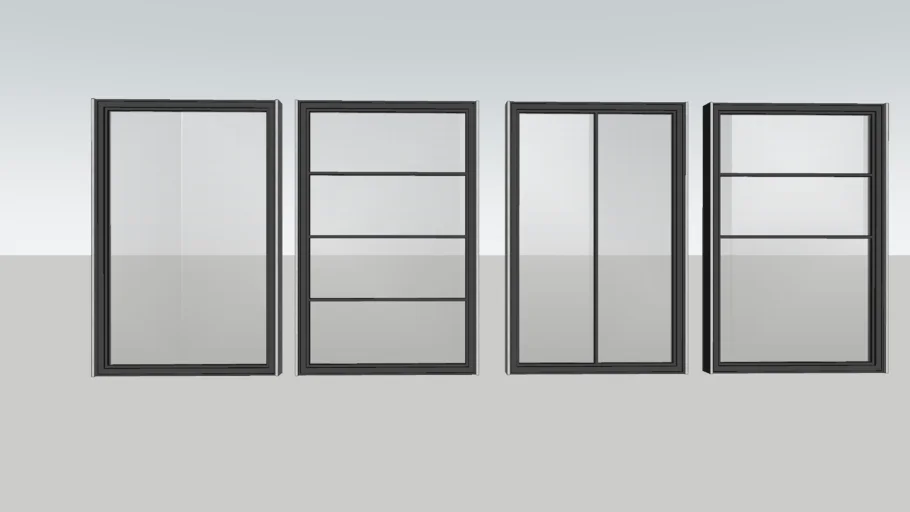 Modern window set