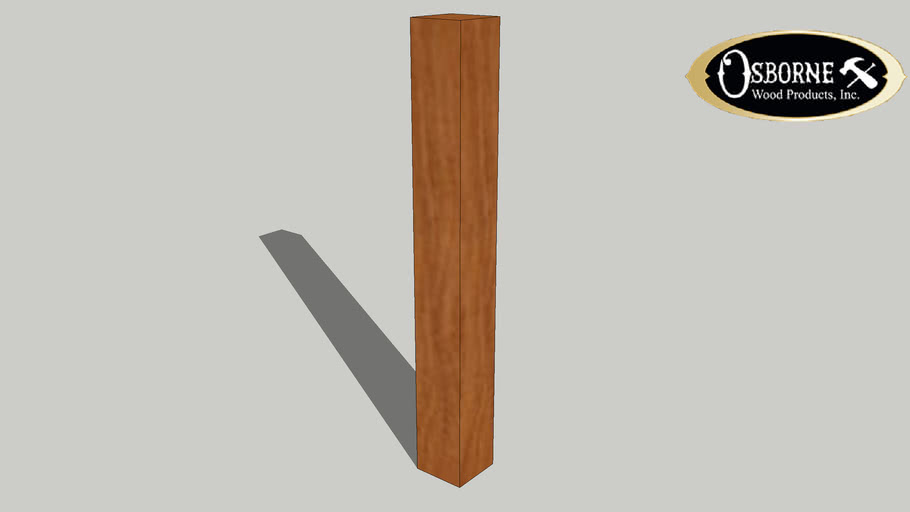 Square Leg (40-1/2' x 5') | 3D Warehouse