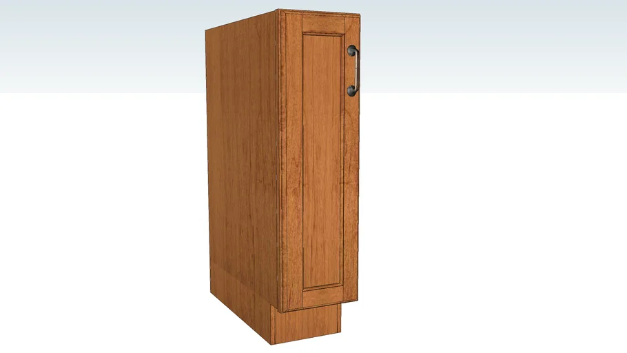 Base Single Door with Tray Divider