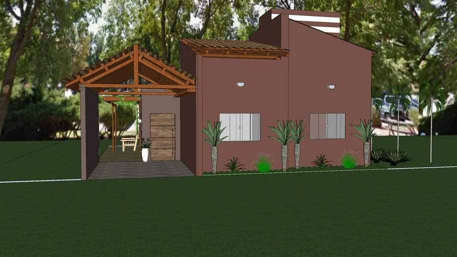 Casa com Rancho | 3D Warehouse