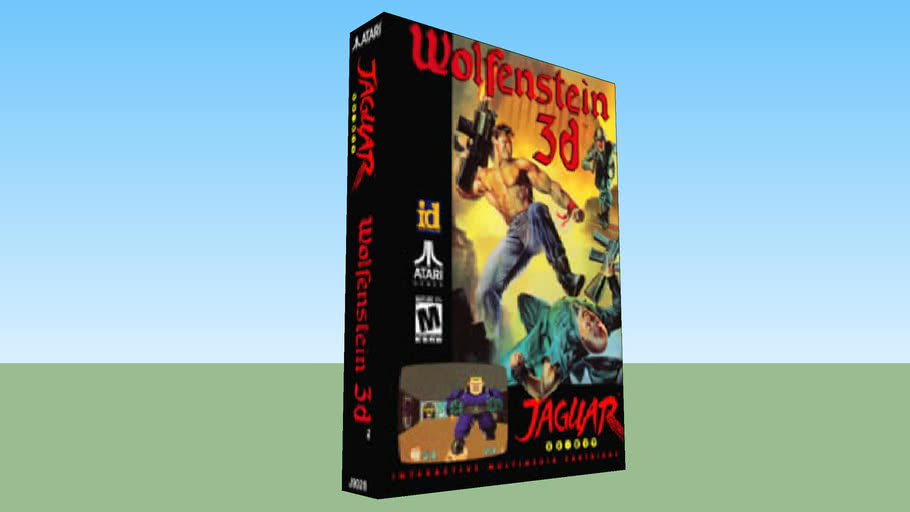Atari Jaguar - Wolfenstein 3D - Boxed Game - NTSC Version