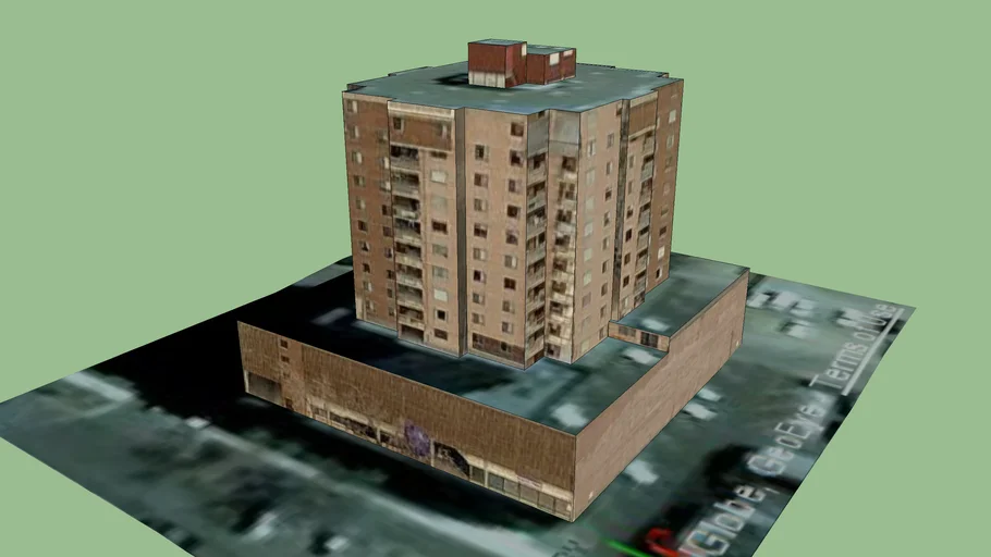 Landmark Apartments, Lethbridge, AB 3D Warehouse
