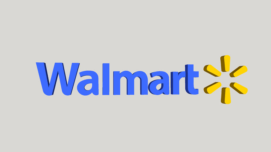 WALMART LOGO 3D Warehouse
