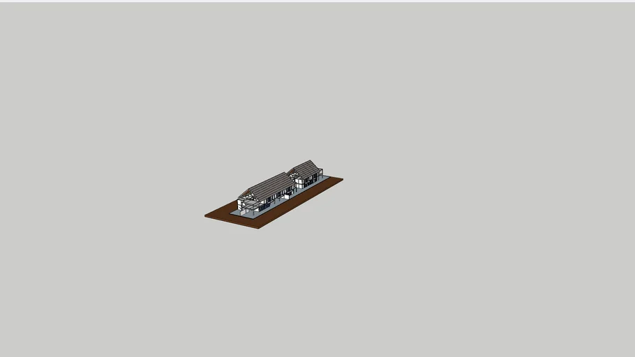 Bangunan Mess 2 lantai | 3D Warehouse