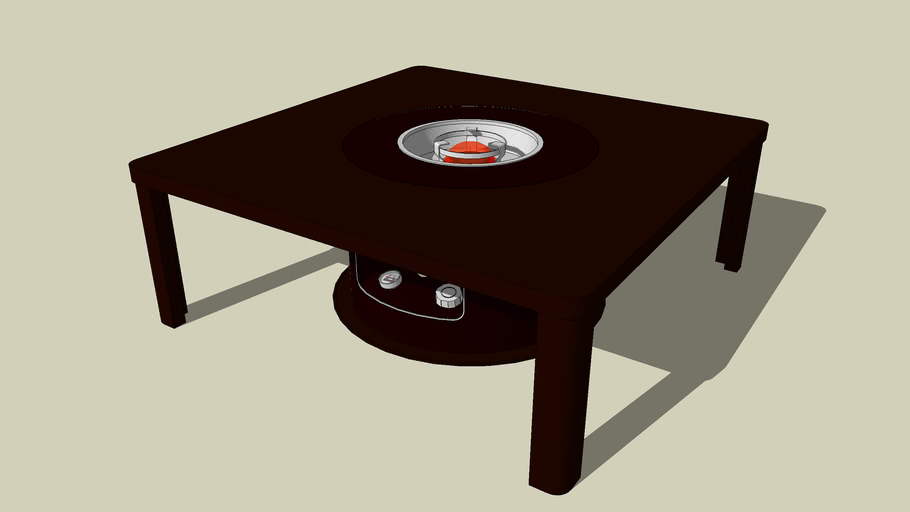 Japanese kerosene stove with low table ～コロナサロンヒーター～ 3D Warehouse