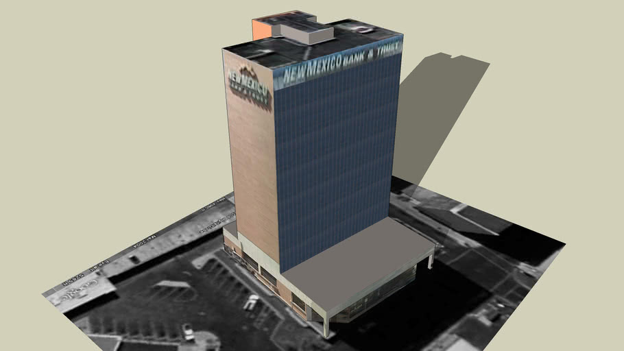 New Mexico Bank & Trust Building 3D Warehouse