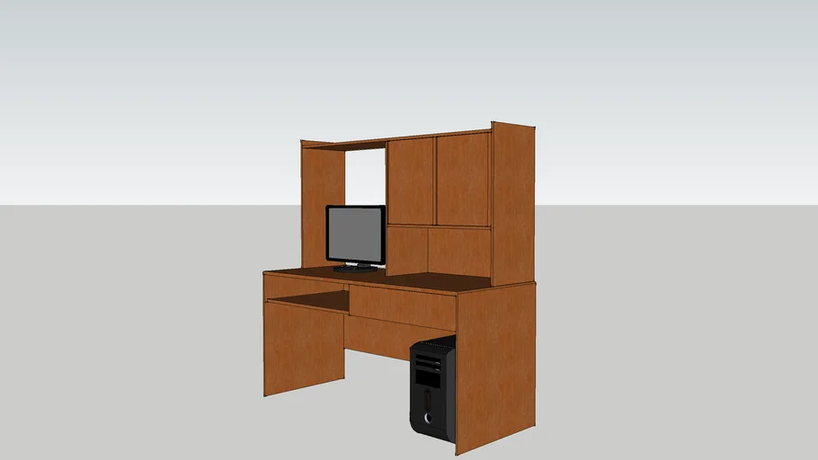 computer desk | 3D Warehouse