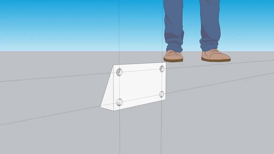 kayak trolling motor mount v1 3D Warehouse