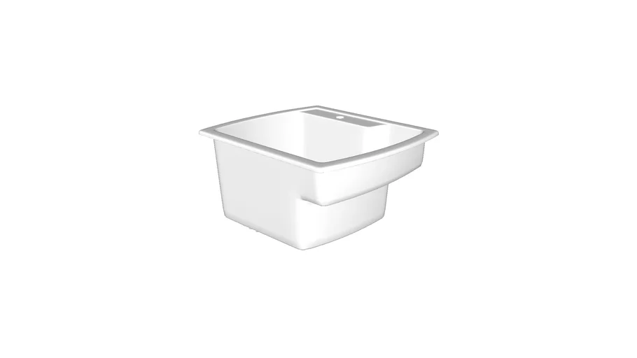 995 Latitude(R) TopMount/UnderMount Utility Sink, 25 inch x 22 inch x