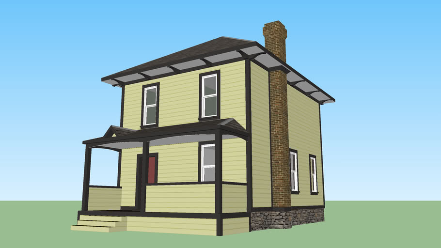 Foursquare Victorian House 3D Warehouse
