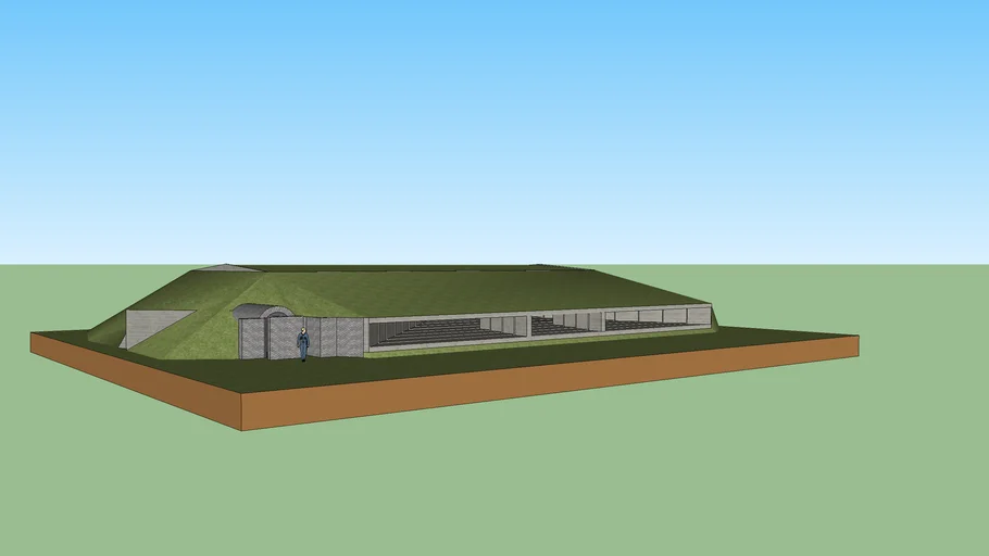 WO2 Military traffic control bunker of Hilversum airport | 3D Warehouse