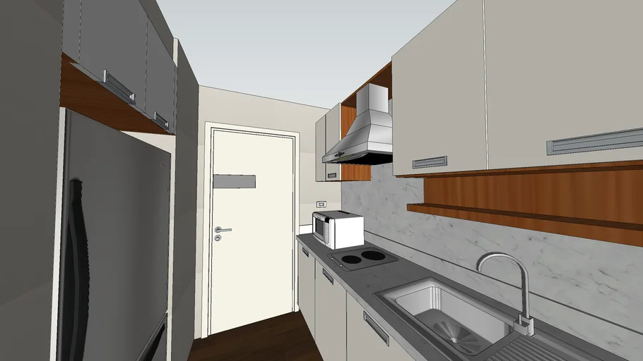 Small Kitchen | 3D Warehouse