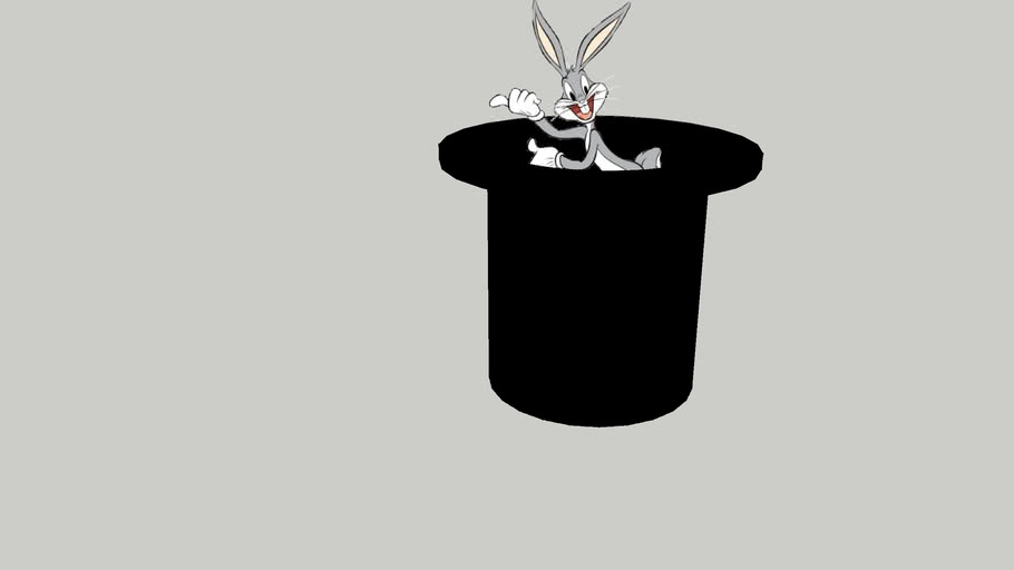 bugs bunny in hat 3D Warehouse