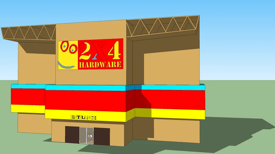 Cartoon Network City: 2X4 HARDWARE | 3D Warehouse