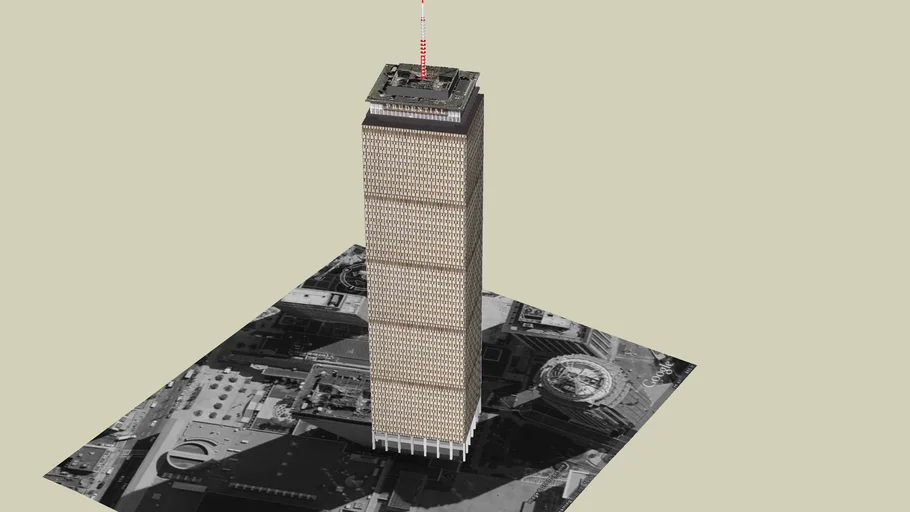 Prudential Center 3D model