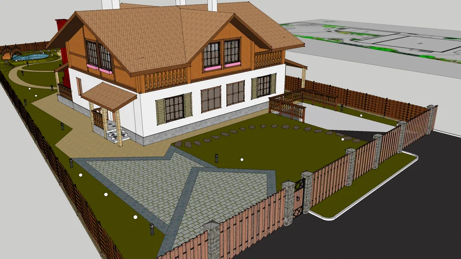 SketchUp – ландшафтное проектирование