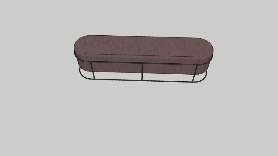 Drop bench by COR 170cm | 3D Warehouse