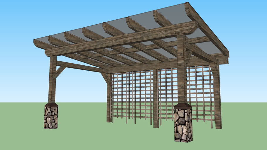 Outdoor Living spaces, Pergola | 3D Warehouse