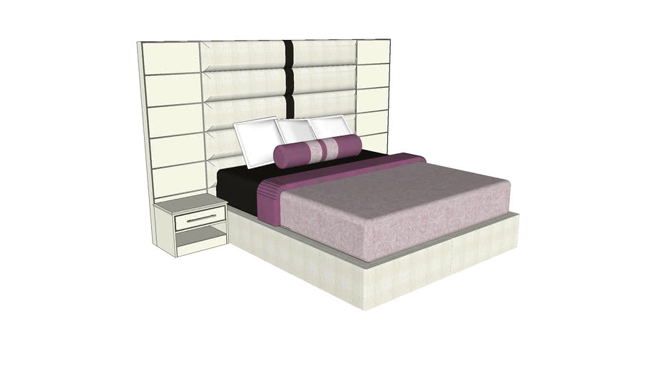 Contemporary Bed Design | 3D Warehouse