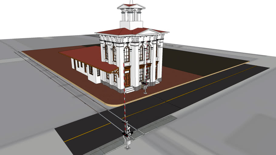 Railroad Station Gettysburg, PA 3D Warehouse