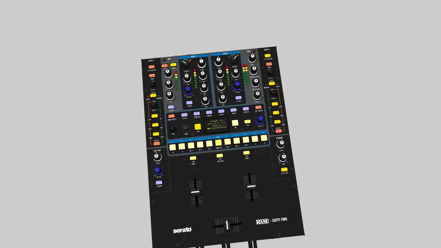 Rane Sixty Two DJ MIXER SERATO compatible | 3D Warehouse