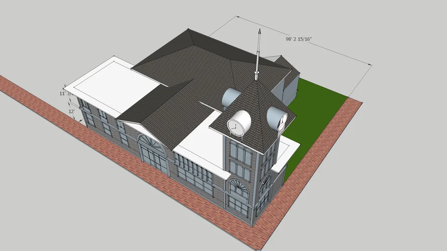 Town of Princeton court house upgrade 3D Warehouse