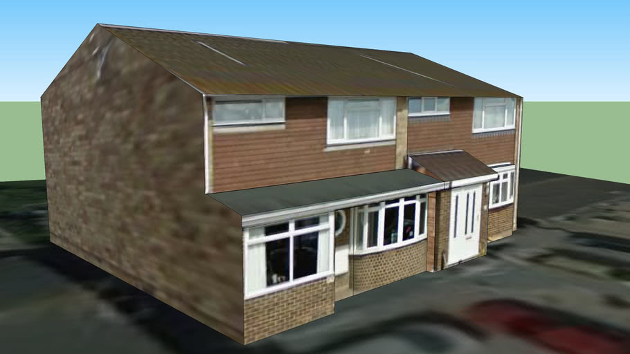 House in Powell Gardens, Denton, Newhaven. UK 3D Warehouse
