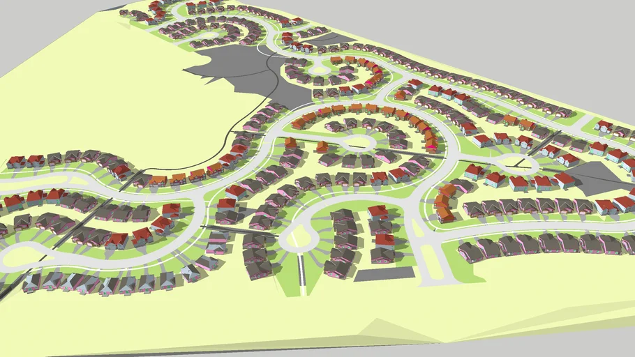 Fountain Meadows Coved Neighborhood in Colorado Springs 3D Warehouse