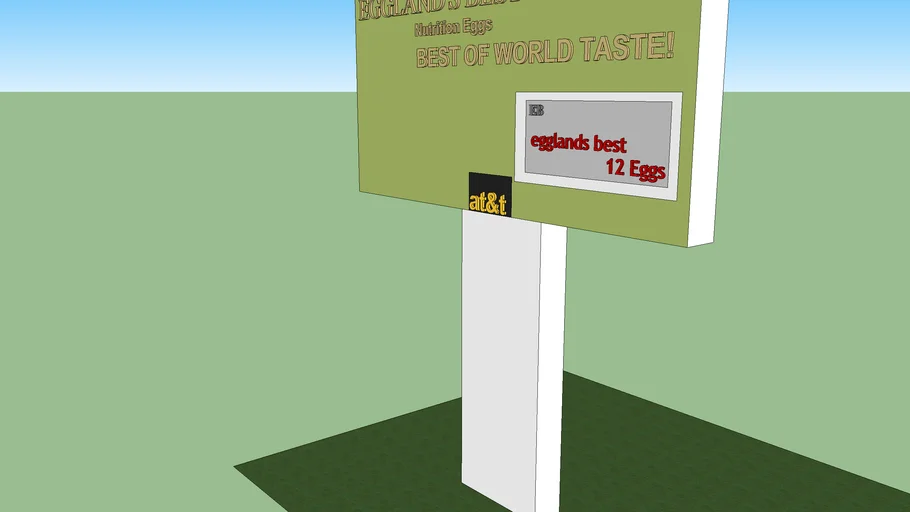 Billboard Post | 3D Warehouse