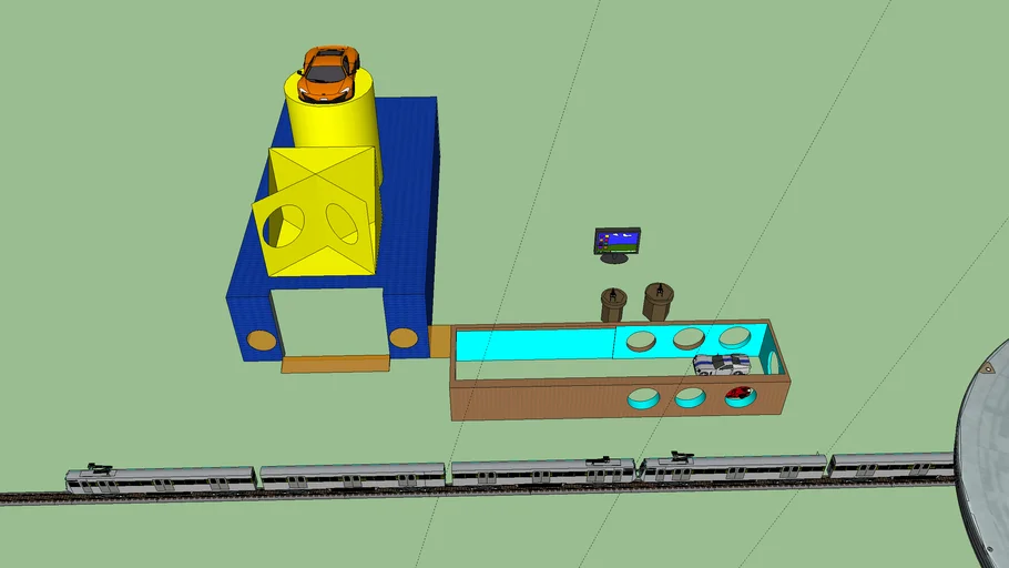 hose model 2 hose of cars 3D Warehouse