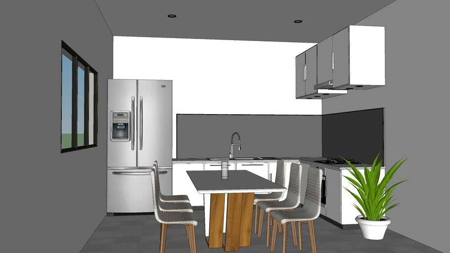modrn kitchen | 3D Warehouse