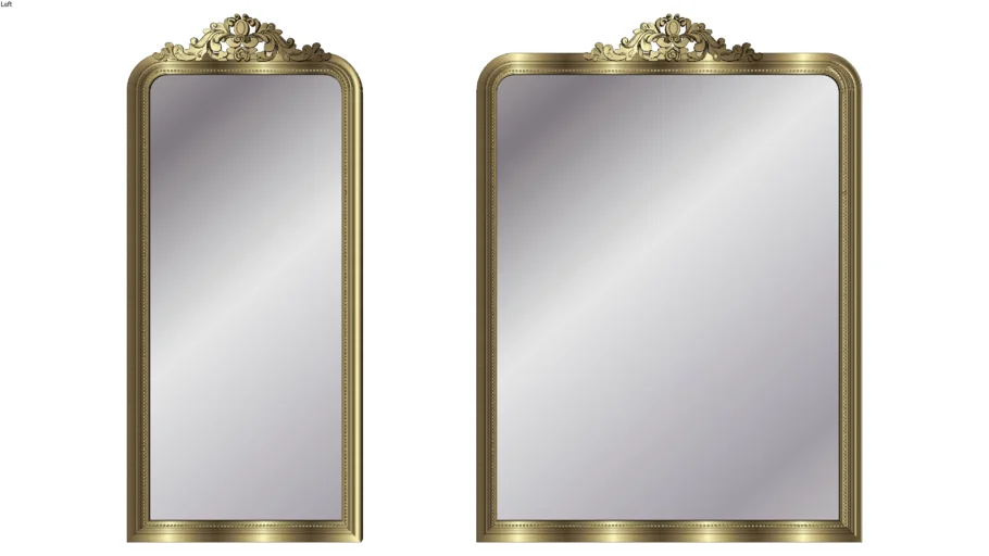 Ornate Gilded Mirror - - 3D Warehouse