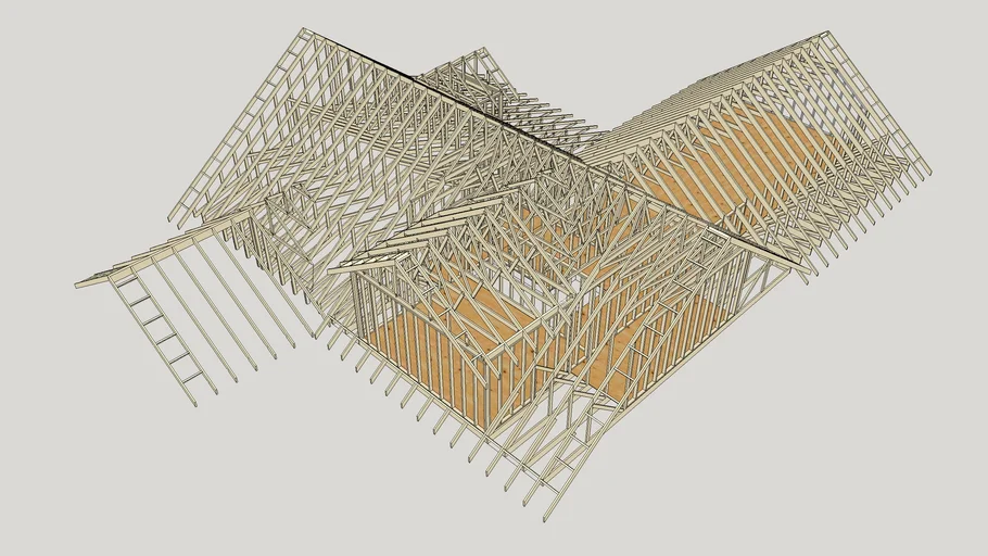 Attic Truss 3 | 3D Warehouse