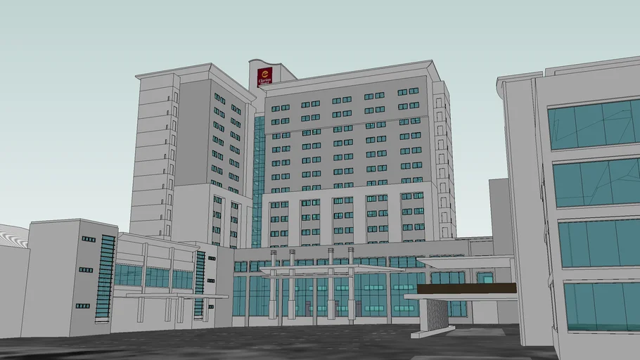 Hotel Clarion 3D Warehouse