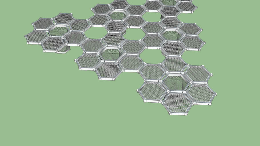 torres hexagonales | 3D Warehouse