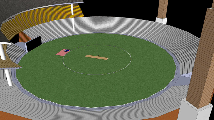 cricket stdium 3D Warehouse