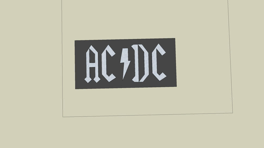 AC/DC logo | 3D Warehouse