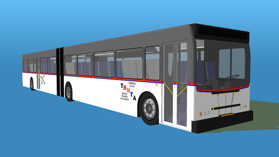 Trimble Hills MTA New Flyer D60HF Express Bus | 3D Warehouse